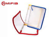 Translucent Zipper Ring Binder Bag