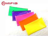 PVC Neon Colored Plastic Pencil Case