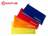 PVC Colorful Pencil Bag with One-color Printing