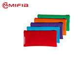 PVC Solid Colored Plastic Pencil Case