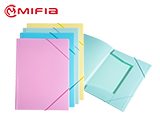 PP Pastel Elastic Folder Elastic Map