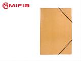 Glossy Kraft Paper 3-Flap Folder Elastic Folder