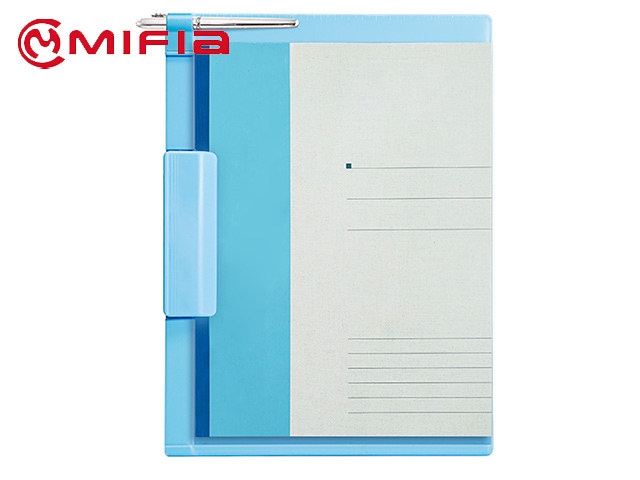 MFO-8249-Plastic-Clip-Board-with-Pen-Holder-Horizontal